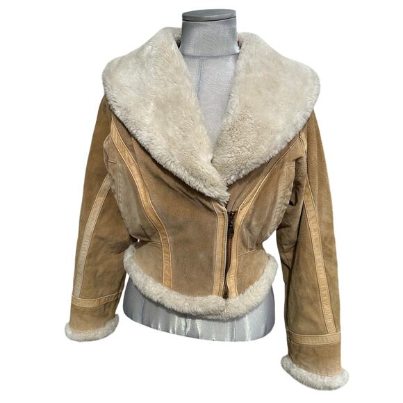 Wilsons Leather Jackets & Blazers - VTG 80s Adventure Bound Wilson's Aviator Bomber Insulated Suede Leather Bolaro